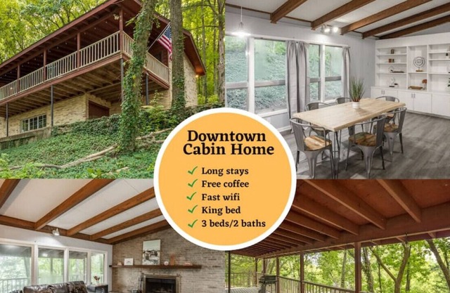 Unique Downtown Cabin Home, 3 Bedrooms