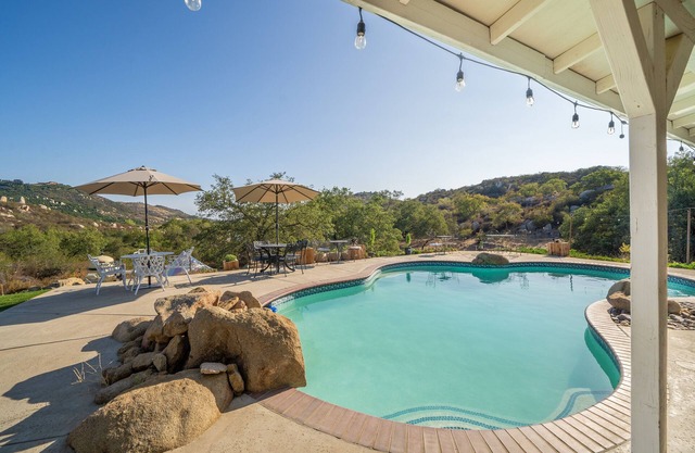 Unique ranch home with pool and hot tub on beautiful 5 acres!