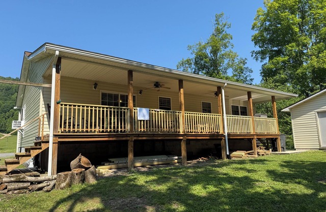 Updated riverside home in Rowlesburg, WV. Pet-friendly!