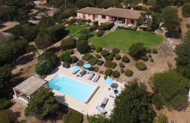 villa standing, sea view, private pool secure and heated