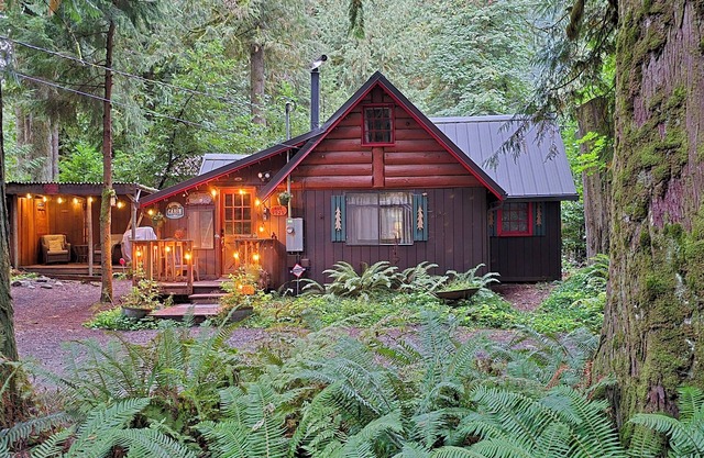Vintage Cabin Near Zig Zag River with Hot tub & Sauna