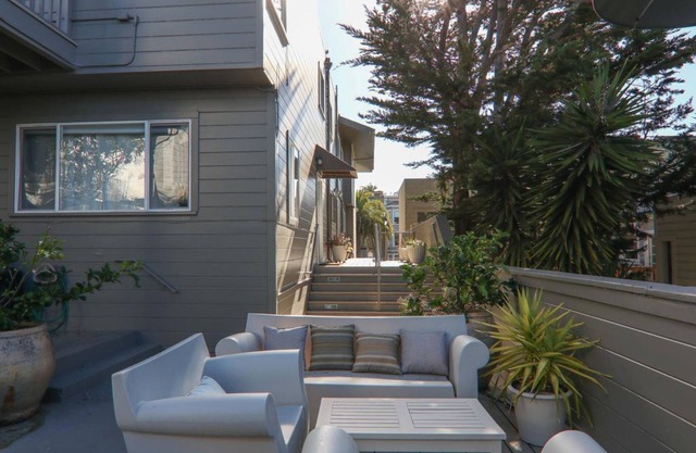 W/outdoor space and private entry, the home is an ideal self-contained shelter.