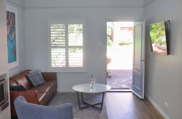 Wake up to the smell of freshly ground coffee and the sound of waves