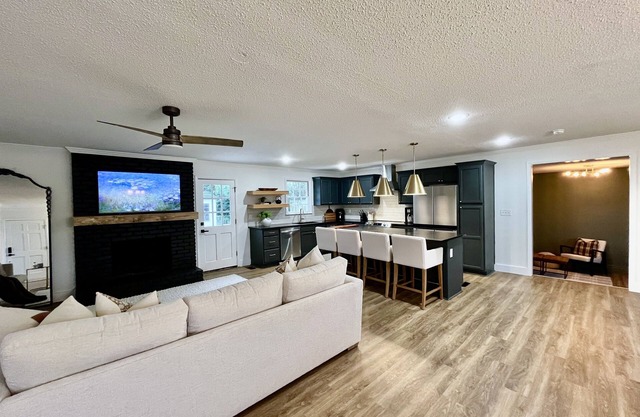 Walk to the Masters! Enjoy the spacious back patio or take a dip in the pool!