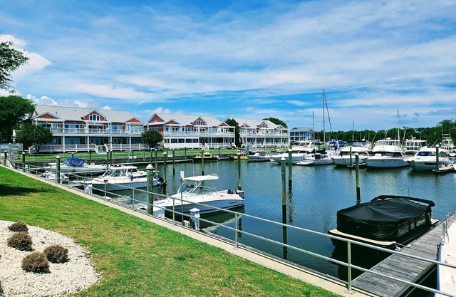 Water view condo overlooking Marina, with private deck