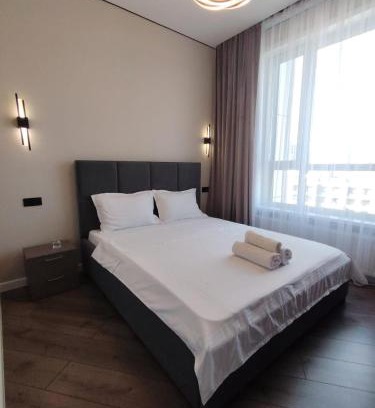 Almaty District Apartment | ЖК Sardar City стильная 2-комнатная апартаменты