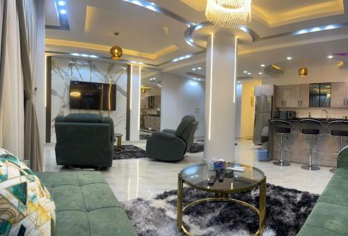 6th of October City Apartment | شقة فندقية غرفتين بكمبوند قرب ميدان جهينة