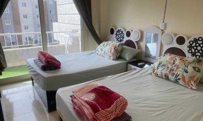 Marsa Matruh Apartment | شقه فندقيه فاخرة مكيفة الهواء بقرية سياحية متكاملة الخدمات شاطيء رملي وحمامات سباحة واكوابارك على بعد دقائق من مطروح