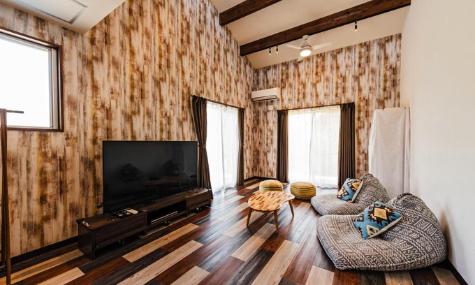Motobu House | 本部町瀬底島一棟貸でプライベート空間で夜は満天の星空Dcottage