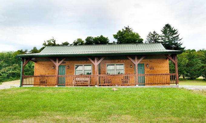 Flintstone Ski Chalet | 1/2 of a double cabin with two queen beds (sleeps 4)