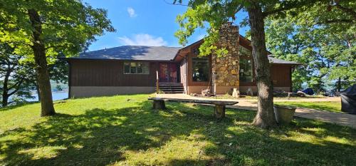 Gravois Mills House | 17 Lakefront Acres, Private Dock, Firepit, Pool Table, Kayaks, Fishing
