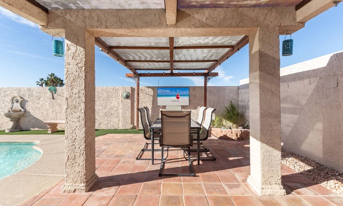 Las Vegas House | 1900 Sqft House 5beds,3bath With Heated Pool,spa,bbq