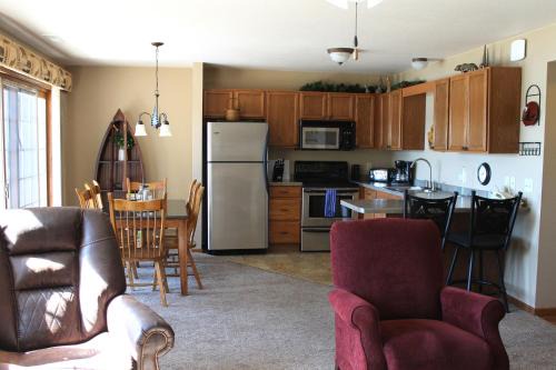 Eagle River House | 2 bedroom accessible condo #112 Wild Eagle Lodge