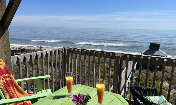 Duck Condo | 2025: Truly Oceanfront. The Penthouse in Duck, has Amazing Ocean Views!