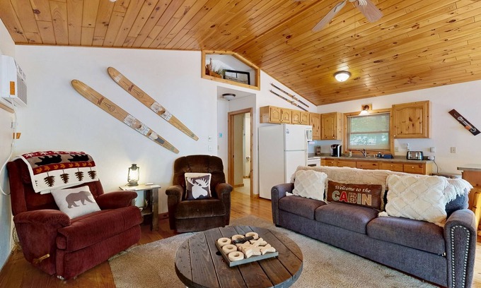 Three Lakes House | 2nd-Floor Lakefront Home w/Boat Access, Dock, Wood Fireplace, Gas Grill, Firepit
