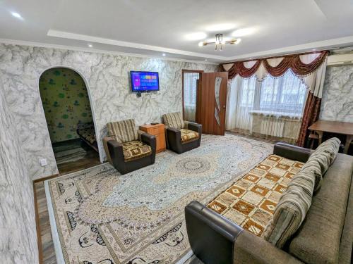 Kostanay Apartment | 3-х комнатная квартира район магазин Радуга