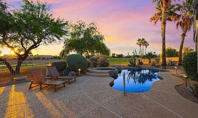 Desert Palms House | 3-bedroom house in The Grand On the Golf Course with Sunset Views and Pool