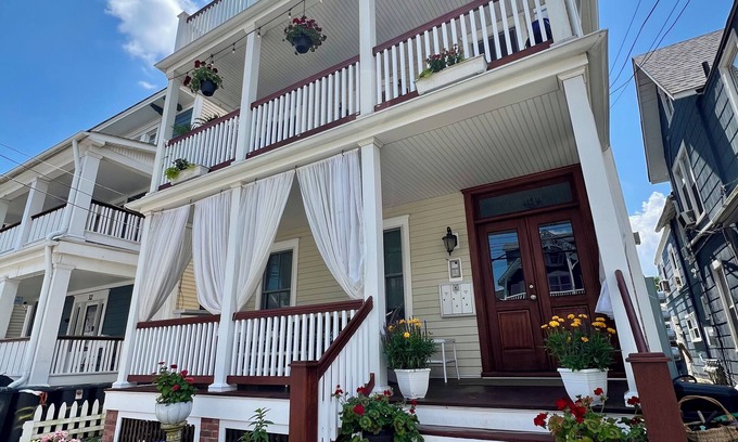 Ocean Grove Apartment | 3-BR apt w ocean views, 1.5 blocks to beach, AC, WiFi, 1.5 bathrooms & balcony!