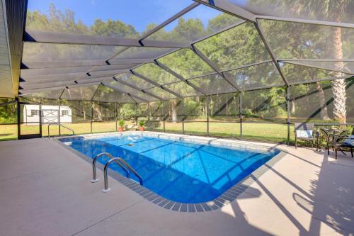 Citrus Springs House | 3 Mi to Dunnellon Historic District Home with Lanai