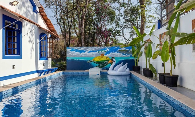 Assagao Villa | 3bhk Portuguese-style Villa w Pool Casa Aloma