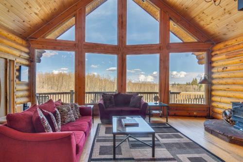 Fairplay House | 5 Acres of Scenic Beauty! Large Fairplay Log Home