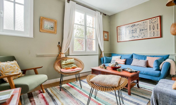 Dinard Ski Chalet | 50m from Prieuré beach - Town house for 6