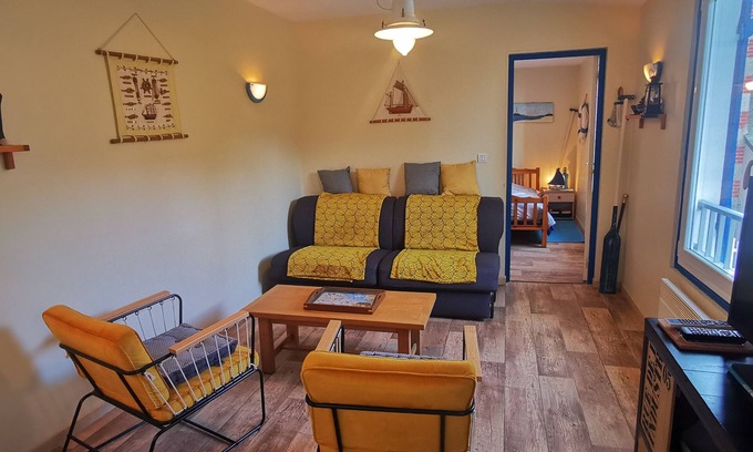 Binic Apartment | 65 feet from the beach, apartment in a small fisherman's house