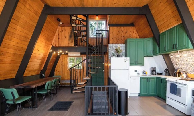Green Valley Lake Cabin | A-Frame cabin w/game room, walking distance from Lake