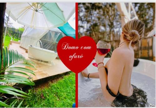 Aguas de Lindoia Cabin | Aconchego no Domo BANHEIRA com AQUECIMENTO 7,5km centro Águas de Lindoia com COM CAFÉ, internet Starlink