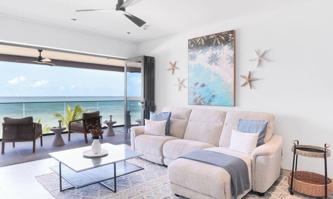 Brighton Condo | Allure 302: 2BR Beachfront Condo with Infinity Pool, Sun Deck, Gym, Fire Pit etc
