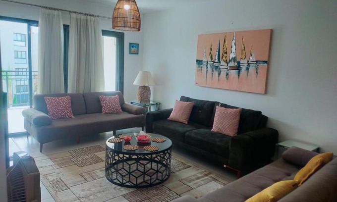 Sidi Abd El-Rahman Apartment | Amazing chalet for rent in Marassi Marina residence , North coast