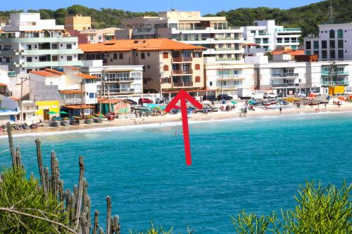Prainha Apartment | AP Beira Mar, Vista Mar, Garagem, 2 quartos, Prainha, Arraial do Cabo