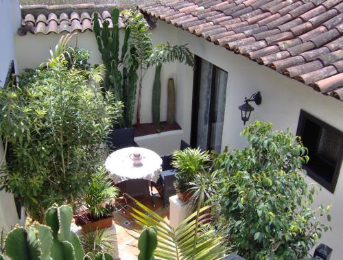 El Guincho Apartment | Apartamentos Monasterio de San Antonio - Rustikales Apartment mit kleiner Innenhofterrasse