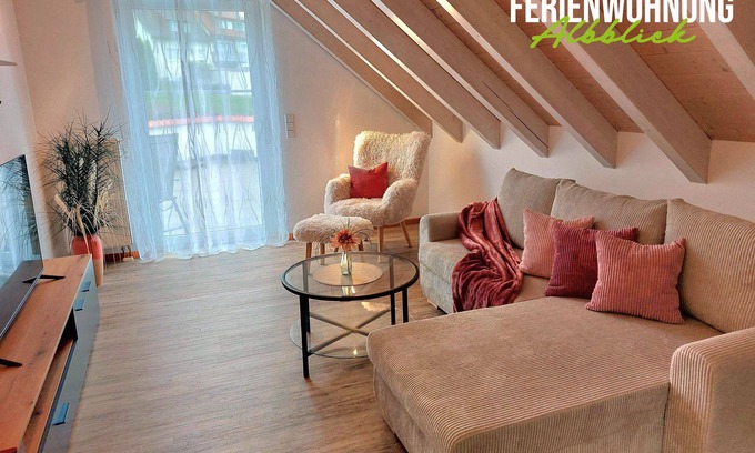 Neuffen Apartment | Apartment Albblick Neuffen - bright, modern, cozy, ideal for 2-3 persons