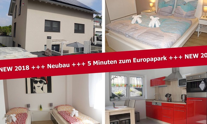 Ringsheim Apartment | Apartment Seven, 48 qm, Terrasse, 2 Schlafzimmer, max. 4 Personen