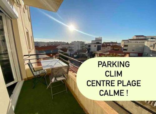 Mediterranee Apartment | Appart T2 Calme - Centre de Canet - Parking - Clim
