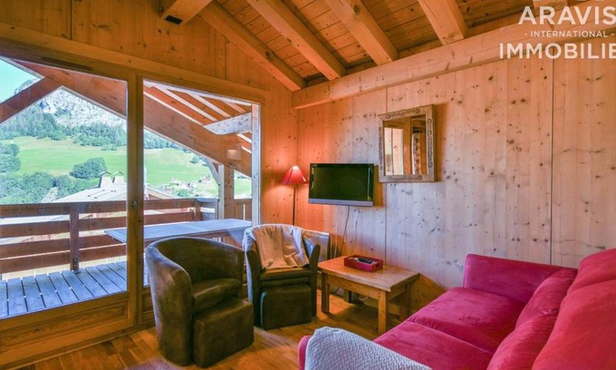 Le Chinaillon Apartment | Appartement 3 chambres, proche pistes, 6 pers, balcon - FR-1-391-98