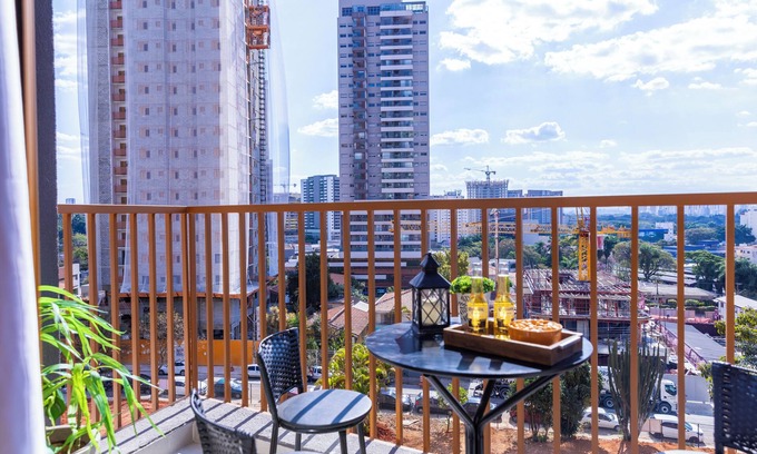 Butanta Apartment | Apt 2 quartos com AC e academia Butantã