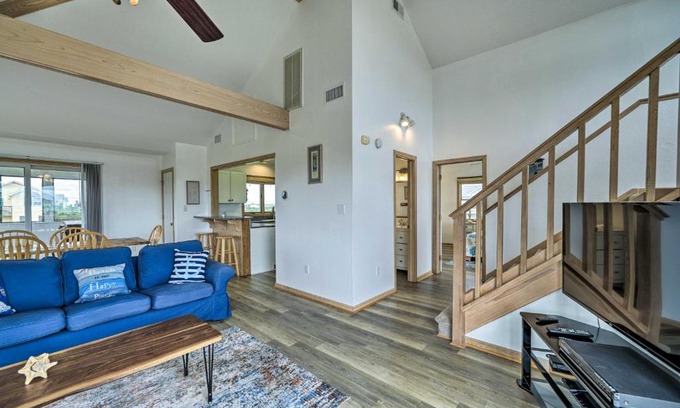 Avon House | Avon Home on the Channel with Hot Tub and Deck!