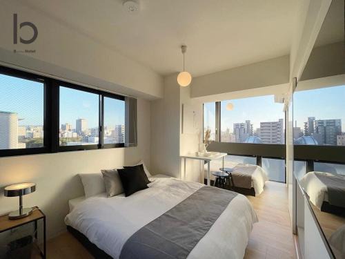 Hiroshima City Centre Apartment | b hotel Nekoyard - Convenient Studio, Walk to Peace Park & Shops