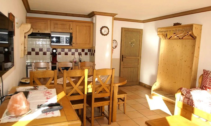 Prapoutel Apartment | Barns Chalet C - 3 rooms high-end cabin at the foot of the slopes