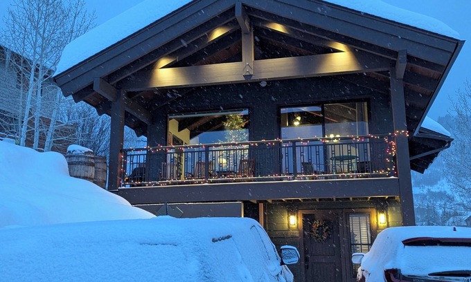 Steamboat Springs House | Bask in Winter Wonderland with our Charming Steamboat Home. Pet Friendly!