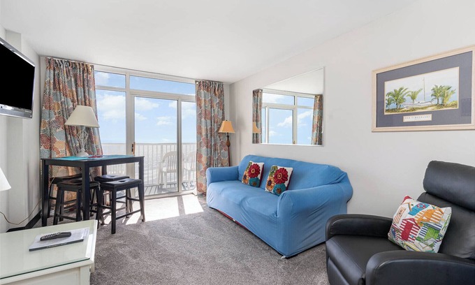 Arcadian Shores Condo | BEACHFRONT ESCAPE TO RELAX, UNWIND & TAKE IN THE OCEAN AIR