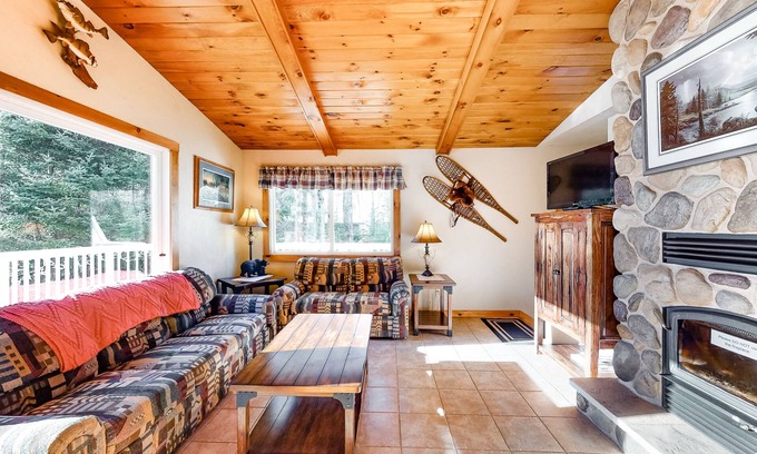 Land O Lakes House | Beautiful home on High Lake w/private pier, large deck & canoes