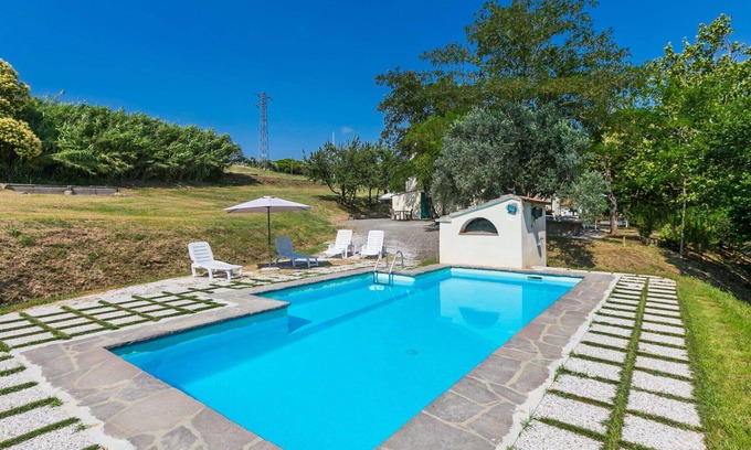 Rosignano Marittimo Villa | Beautiful apartment in villa for 10 people with pool, TV and pets allowed
