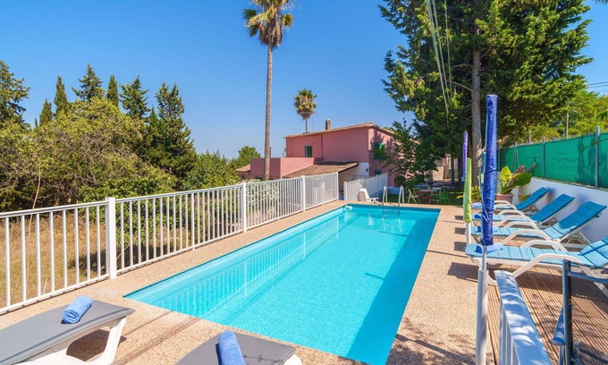 Establiments House | Beautiful private villa for 8 people with WIFI, A/C, private pool, TV, patio and panoramic view