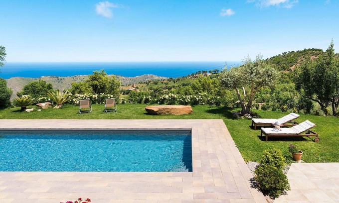 Gratteri Villa | Beautiful private villa with private pool, WIFI, A/C, TV and panoramic view, close to Cefalù