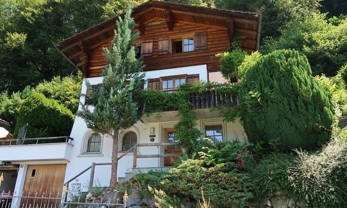 Luzein House | Beautiful private villa for 6 people with WIFI, TV, patio and panoramic view