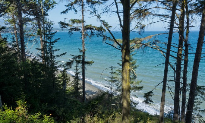 Port Angeles House | Beautiful Water Views & Private Beach Trail Between Sequim & PA