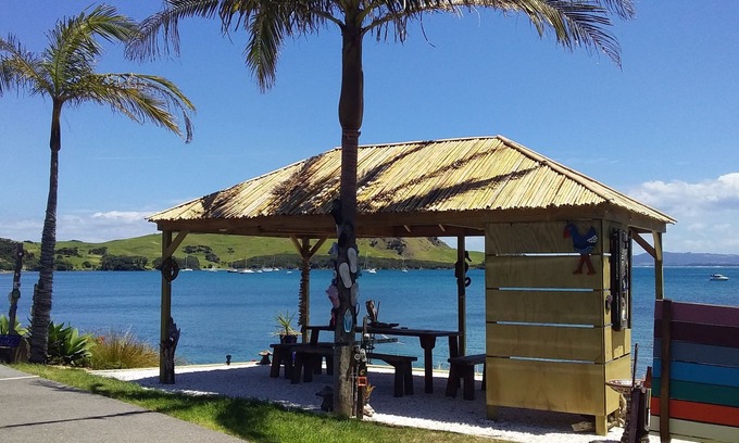 Whangarei Heads Apartment | "Beside The Sea."More than an apartment! Absolute waterfront. Swim steps away.